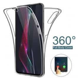 Husa protectie compatibila cu oppo a52 pc & glass -360°, fata si spate, transparenta