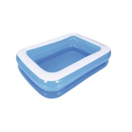 Piscina gonflabila family, 197x143x49 cm, capacitate 440 l, albastru alb