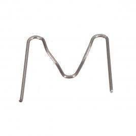 Set 500 bucati capse metalice de intarire pentru aparat sudat plastic, lipit/reparat bara auto, repararea fisurilor din plastic, polipropilena, lipit plastic, tip m, 0.8mm, otel