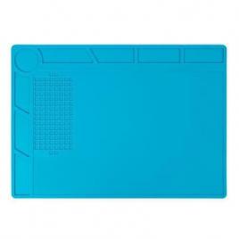 Covoras multifunctional din silicon pentru pistoale de lipit velleman as19, 350 x 250 mm, 500 °c