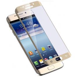 Folie de protectie tempered glass samsung galaxy s7 edge gold