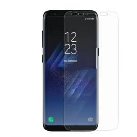 Folie plastic clasic, compatibila cu samsung galaxy s8, protectie ecran, fata, total transparenta, acopera tot ecranul
