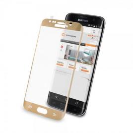 Folie sticla samsung galaxy s7 edge-gold