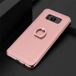 Husa samsung galaxy j3 2017 , mystyle elegance luxury 3in1 ring, rose-gold