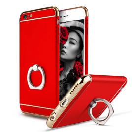 Husa totulperfect telefon iphone apple 6 plus / 6s plus offera protectie 3in1 ultrasubtire - red s matte ring