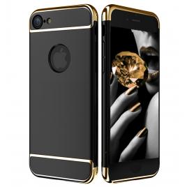 Husa telefon apple iphone 7 ofera protectie 3in1 ultrasubtire -deluxe black matte