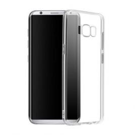 Pachet husa pentru samsung galaxy s8, mystyle slim transparenta cu folie de protectie gratis