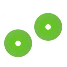 Set 2 x disc pentru taiat marmura/sticla, 10 mm, otel