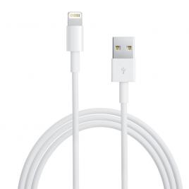 Cablu de date, md818zm/a, iphone 5 /5s /se/ 6 /6s/ 6s plus /7 /7 plus 8 8plus x, alb, blister, compatibil