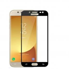 Folie de sticla pentru samsung galaxy j7 2017, mystyle 5d full glue black