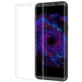 Folie sticla samsung galaxy s8 pentru tot ecranul (full cover) curbata 3d, transparenta
