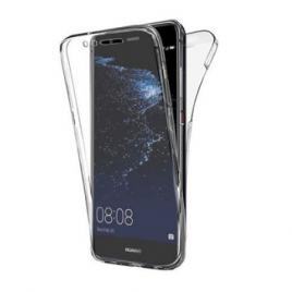 Husa 360°compatibila cu huawei p20 lite tpu- transparent