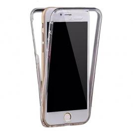 Husa 360 grade silicon huawei p9 lite,transparenta