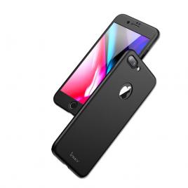 Husa apple iphone 7 ipaky full cover 360 negru + folie de protectie
