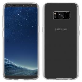 Husa full tpu 360° fata + spate pentru samsung galaxy s8 plus, transparent