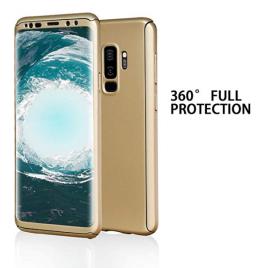 Husa fullbody mystyle gold pentru samsung galaxy s9 acoperire completa 360 grade cu folie de protectie gratis