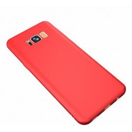 Husa protectie silicon pentru samsung s8 plus-rosie