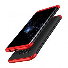 Husa samsung galaxy s8 plus gkk full cover 360 - negru/rosu
