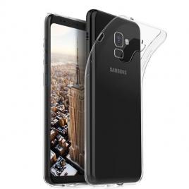 Husa compatibila samsung a8 2018, 0.3 mm, tpu, transparent