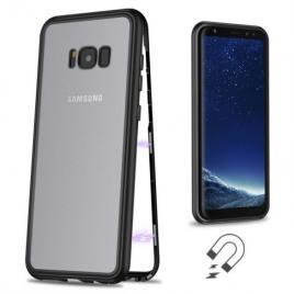Husa de protectie magnetic case 360° pentru samsung galaxy s8, neagra