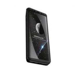 Husa de protectie pentru samsung galaxy note 8, fullbody fata-spate, black, fine touch