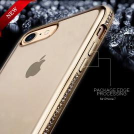 Husa telefon iphone 7 plus ofera protectie ultrasubtire - clear diamond