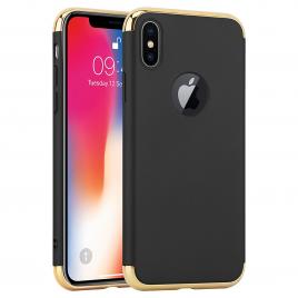 Husa telefon iphone xs ofera protectie 3in1 ultrasubtire lux black matte