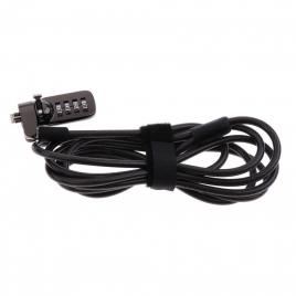 Cablu antifurt laptop - cablu de securitate mystyle pentru laptop negru