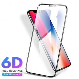 Folie sticla securzata telefon 6d apple iphone xs ofera protectie ultrasubtire clear