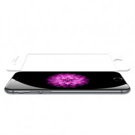 Folie protectie sticla securizata iphone 6/6s 3d curbata, alb