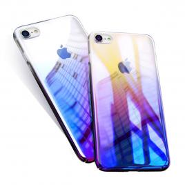 Husa apple iphone xs, mystyle crystal blue cameleon gradient color changer