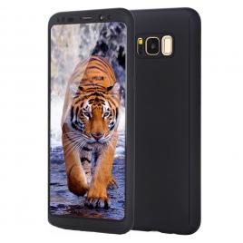 Husa full cover (fata + spate) pentru samsung galaxy s8 plus, negru