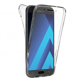 Husa full tpu 360° (fata + spate), ultra-slim 0.3 mm pentru samsung galaxy a3 (2017), transparent
