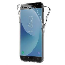 Husa full tpu 360° (fata + spate) compatibila cu samsung galaxy a7 2018, transparent
