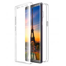 Husa full tpu 360° (fata + spate) pentru samsung galaxy note 8, transparent