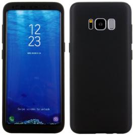 Husa fullbody silicon mystyle black pentru samsung galaxy s8 plus acoperire completa 360 grade cu folie de protectie gratis