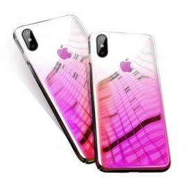 Husa huawei mate 20 lite, mystyle crystal pink cameleon gradient color changer