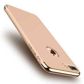 Husa ipaky fashion - rama electroplacata - iphone 7 (gold)