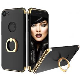 Husa telefon iphone 7 ofera protectie 3in1 ultrasubtire - lux black g ring
