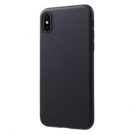 Husa telefon iphone x, silicon, rosu, negru