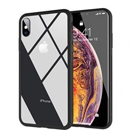 Pachet valentines day, doua huse apple iphone xs max magnetice full cover black, cu spate de sticla securizata premium + doua folii de sticla