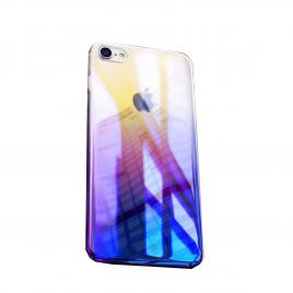 Carcasa apple iphone 8 plus, mystyle crystal blue cameleon gradient color changer