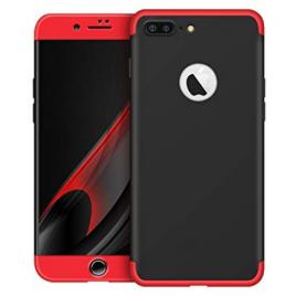 Husa de protectie pentru iphone 6 plus, luxury red-black plated, perfect fit