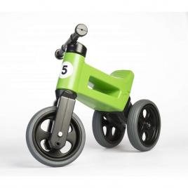 Bicicleta fara pedale funny wheels rider sport 2 in 1 green