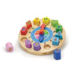 Puzzle din lemn - ceas