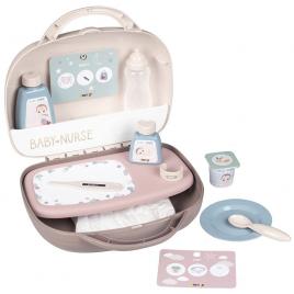 Gentuta pentru ingrijire papusi smoby baby nurse crem
