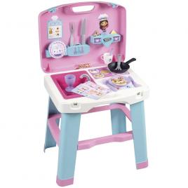 Bucatarie copii smoby gabby kitchen cu 16 accesorii