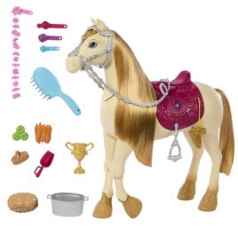 Calut cu sunete si accesorii barbie mysteries