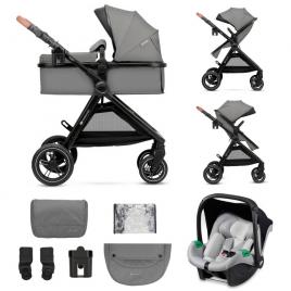 Carucior kinderkraft esme 3 in 1 moonlight grey
