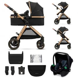 Carucior kinderkraft esme 3 in 1 pure black